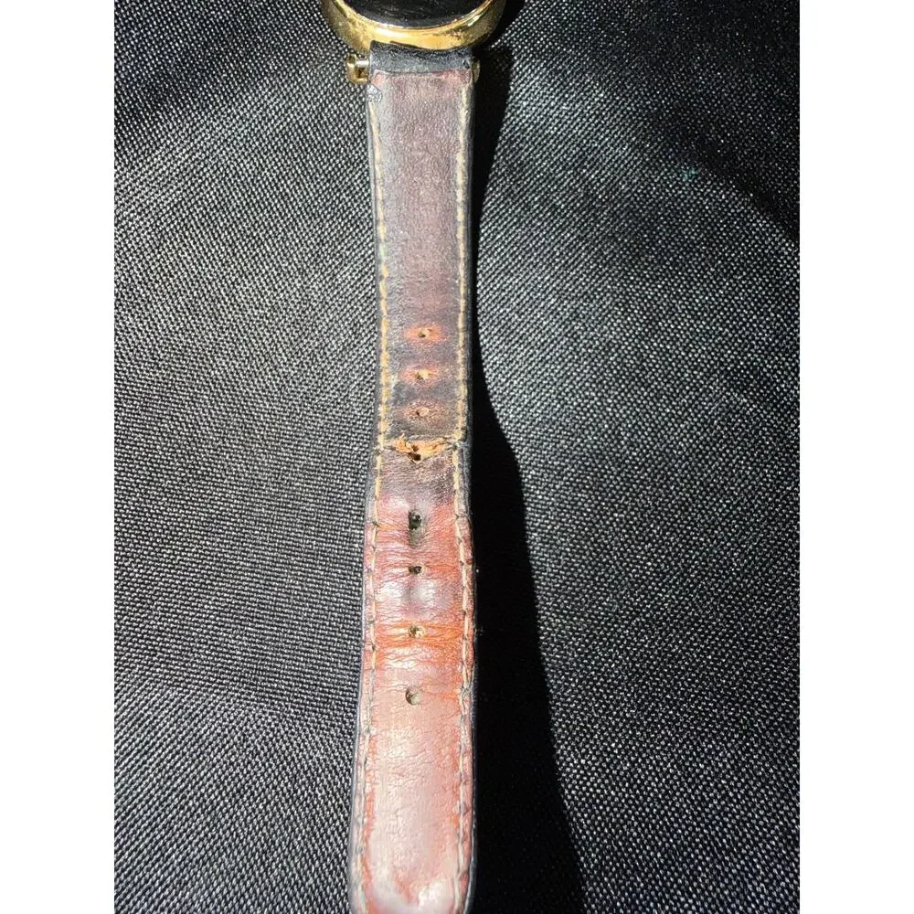 Vintage Women's Fossil Swirl Watch PC-9266 Art-Deco Prism Crystal Model from 90s